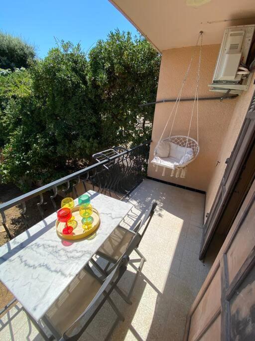 F2/4 Pers Plage-Commerces A Pieds-Parking Prive Saint Aygulf Exterior foto